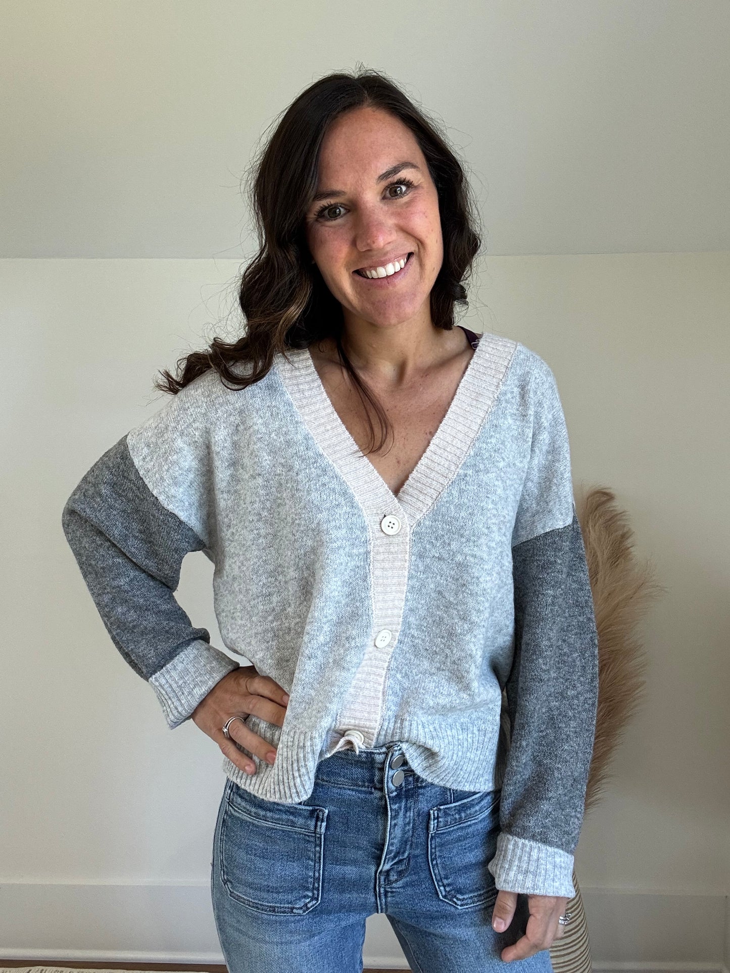 Colorblock sweater