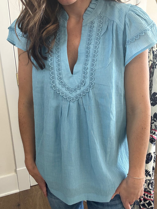 Pretty Blue Top