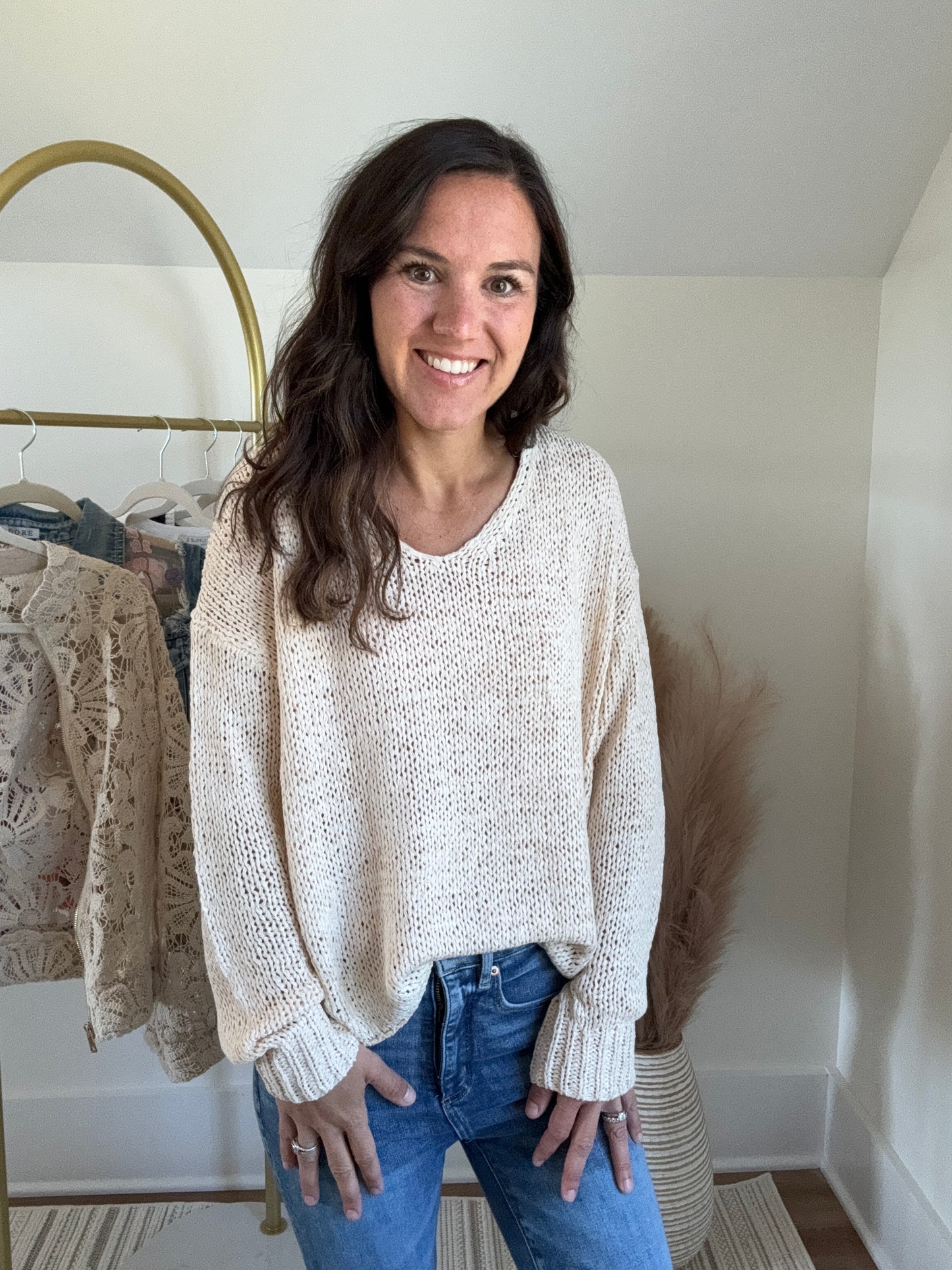 Tape Yarn Sweater