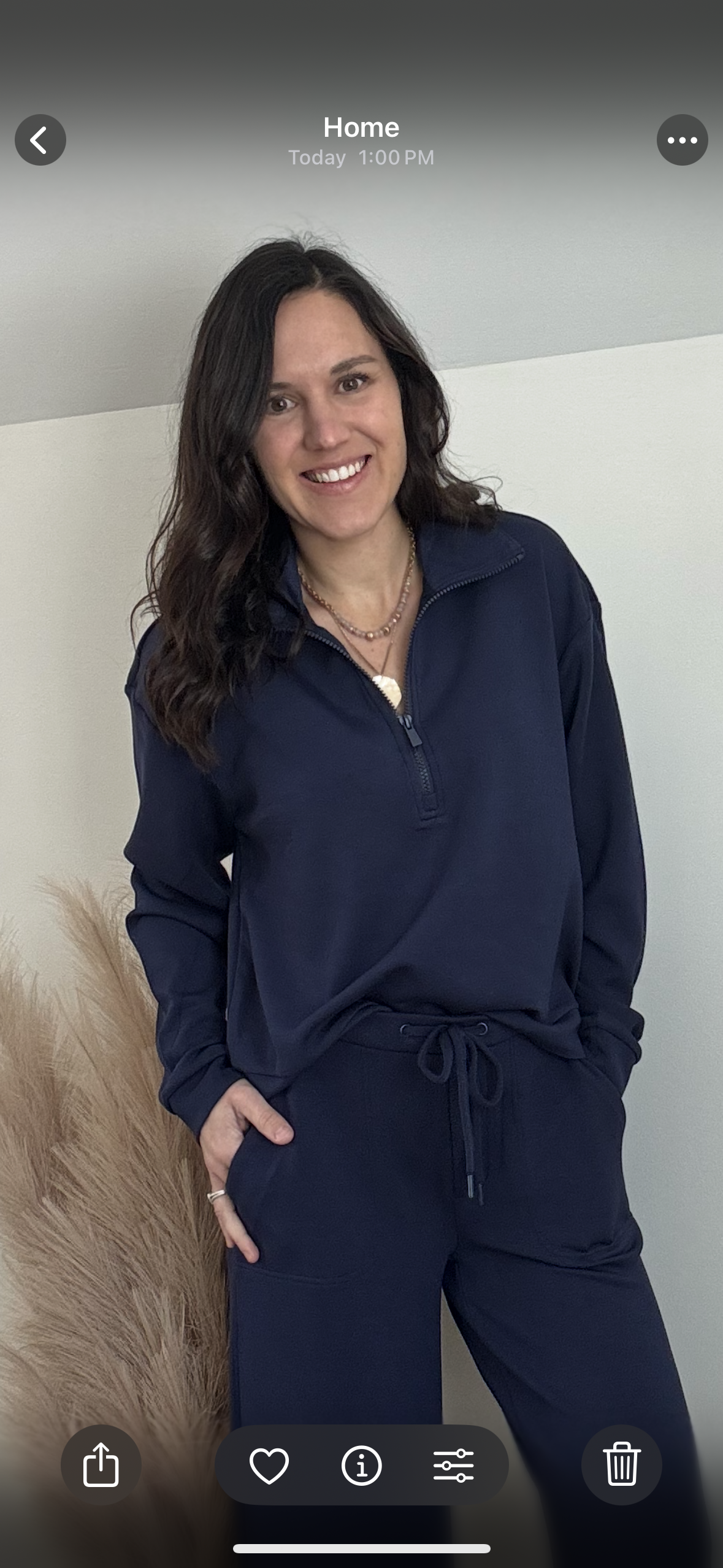 Half Zip Popover Top