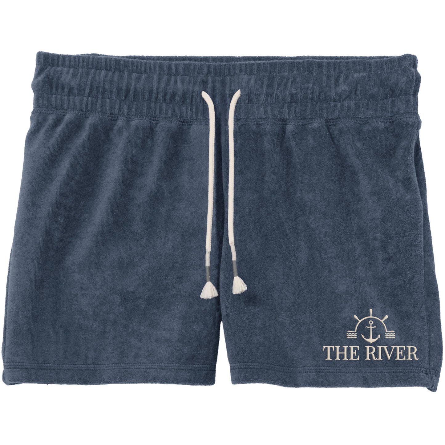 Terry Cloth Shorts- Blue