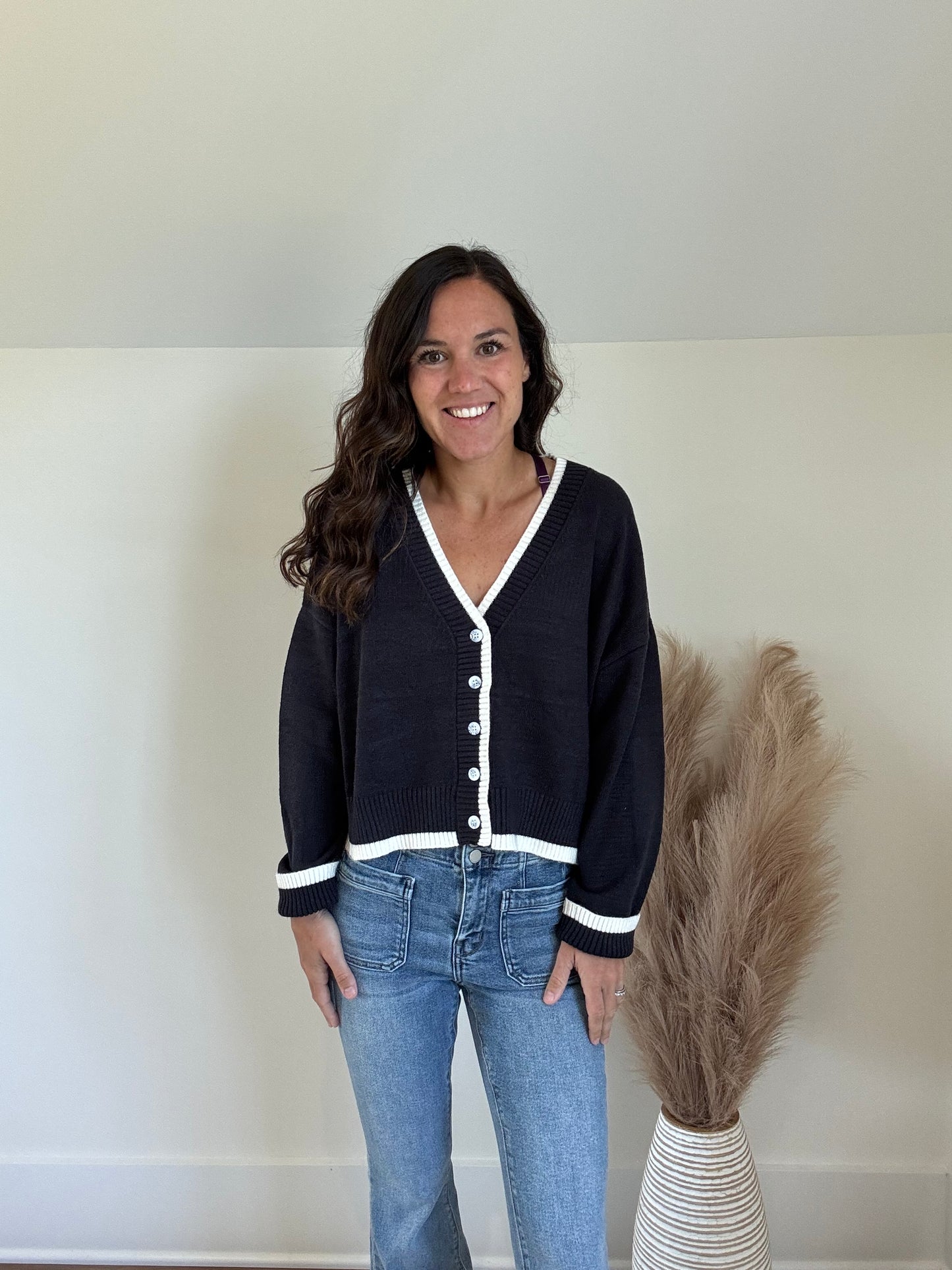 Navy Cardigan