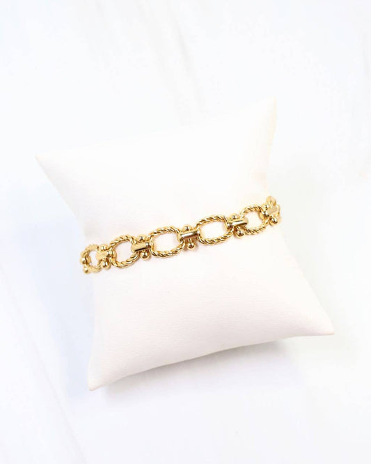 Kingston Twisted Link Bracelet WP Gold