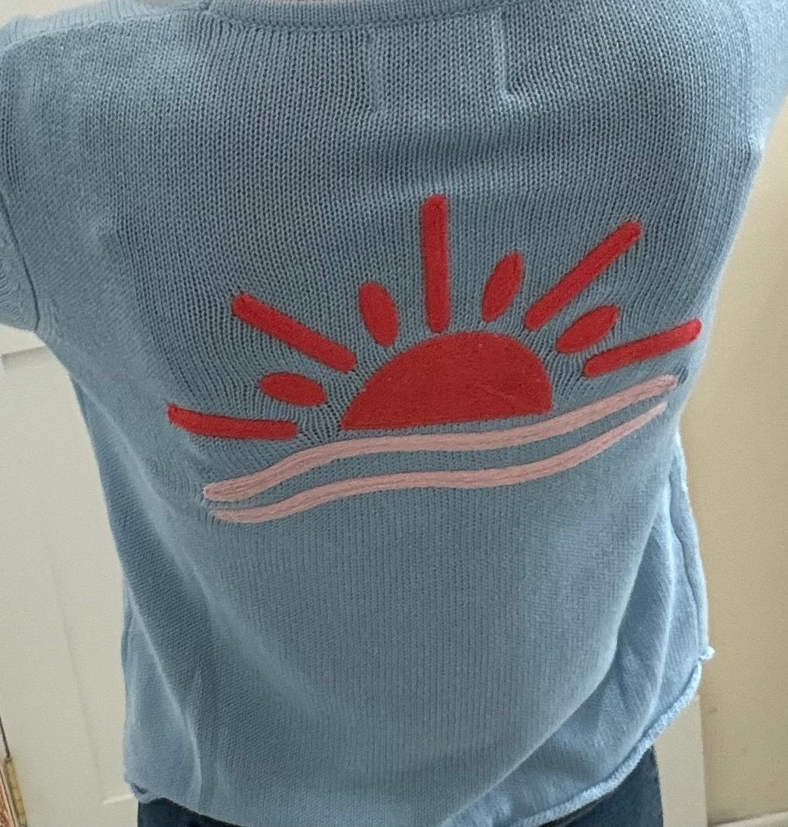 Thousand Islands Sweater- Blue