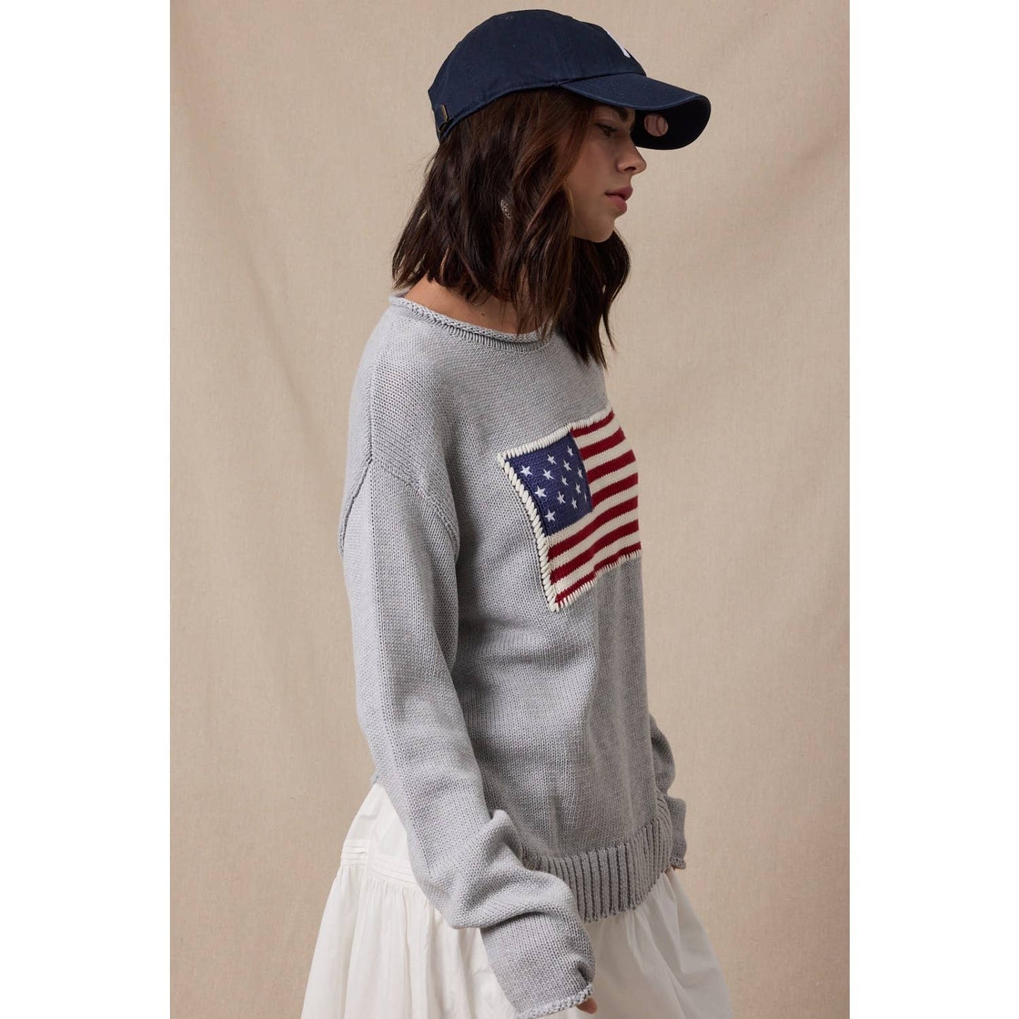 'AMERICAN FLAG' SWEATER / WL25-11414