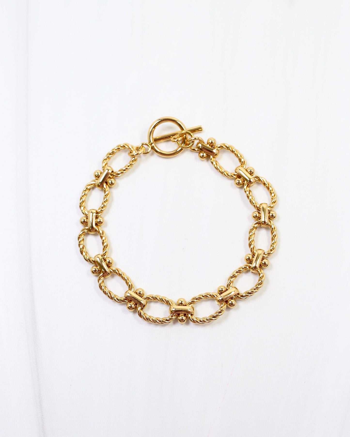 Kingston Twisted Link Bracelet WP Gold