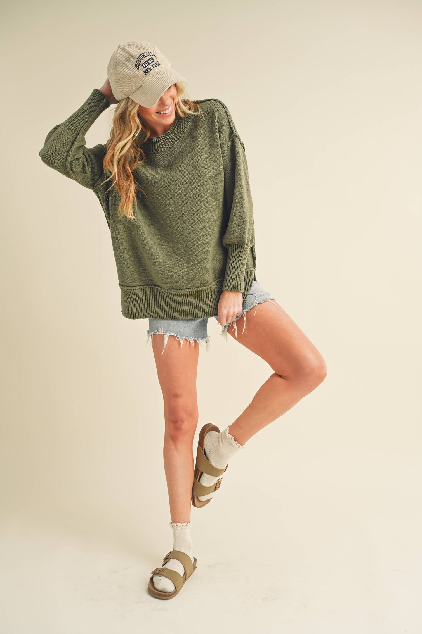 Olive Green Sweater