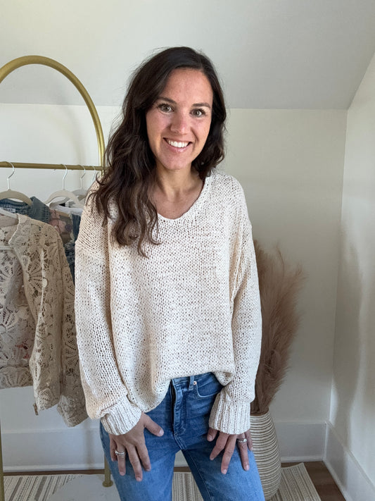 Tape Yarn Sweater