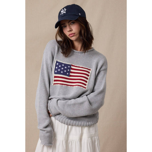 'AMERICAN FLAG' SWEATER / WL25-11414