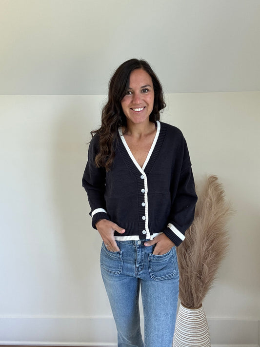 Navy Cardigan