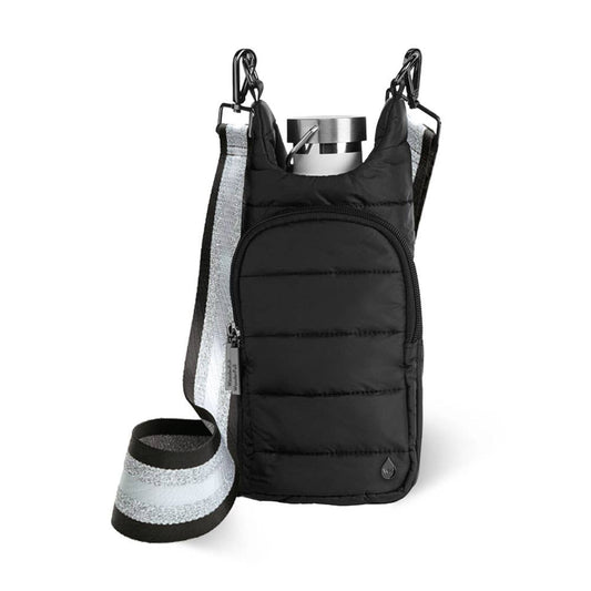 Black Matte HydroBag®  with Silver Strap