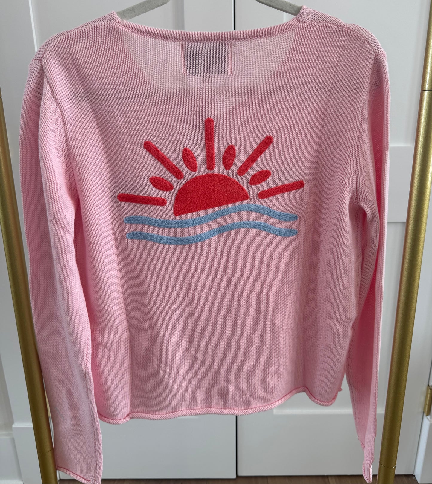 Thousand Islands Sweater- Pink