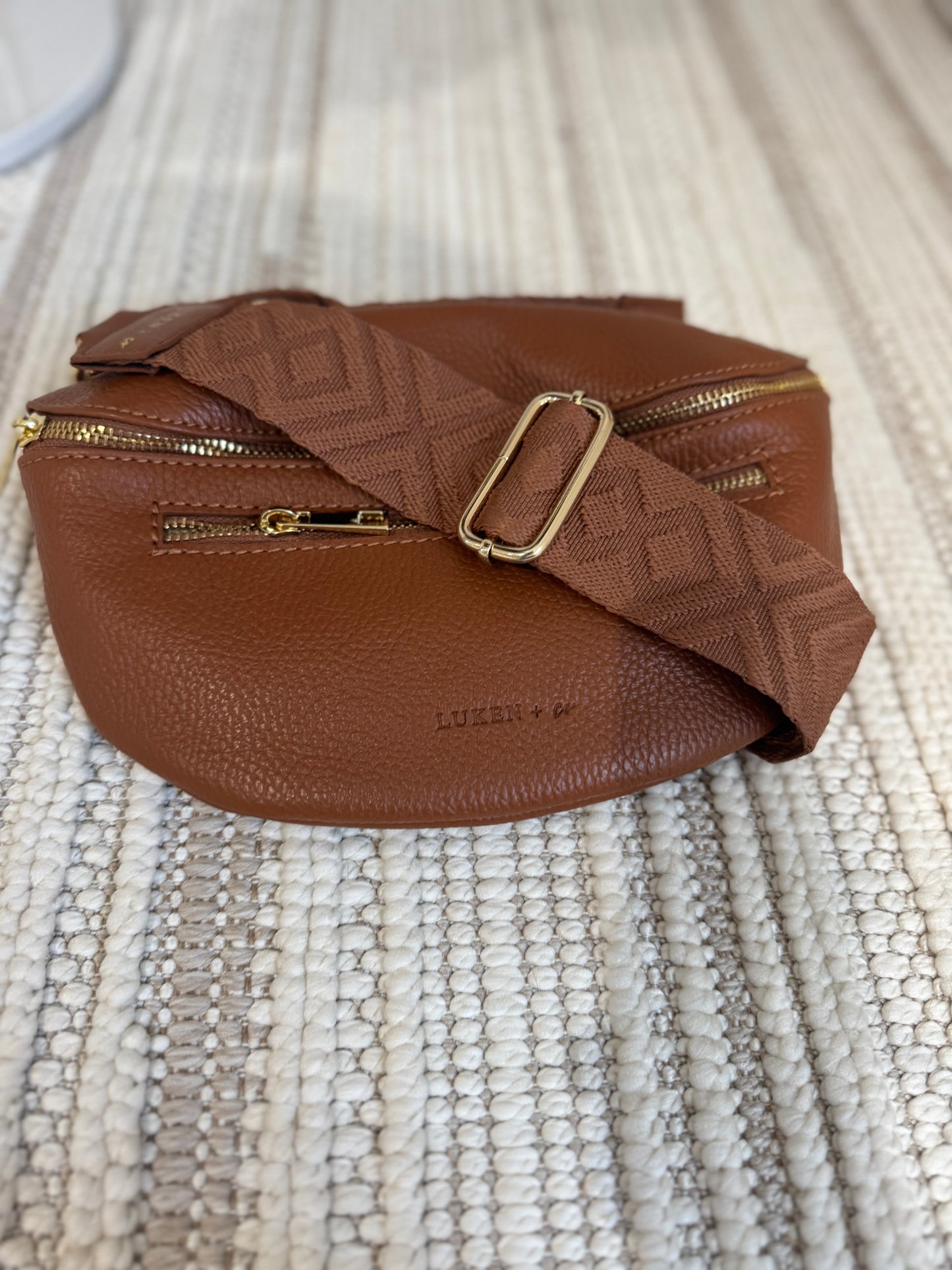 Roma Belt Bag- SADDLE
