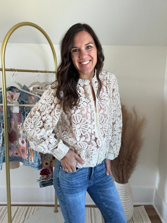 Crochet jacket