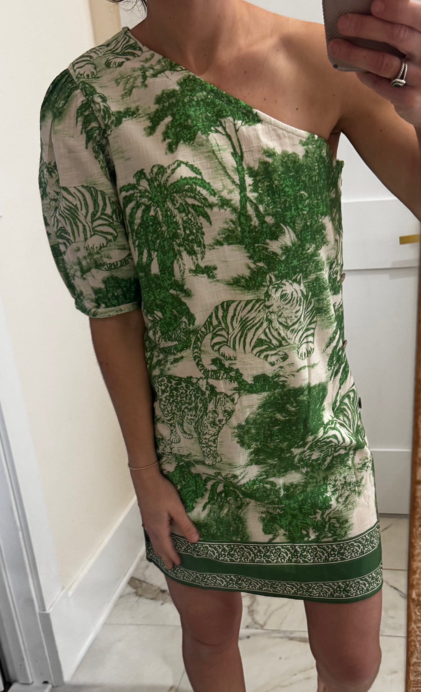 Green Forest Safari Dress
