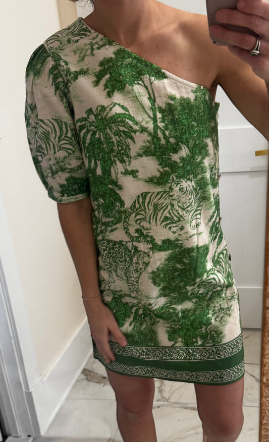 Green Forest Safari Dress