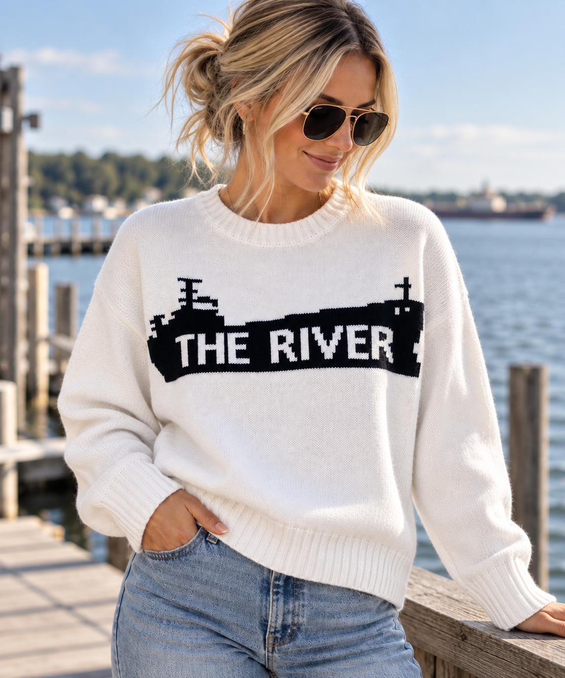 The River- White