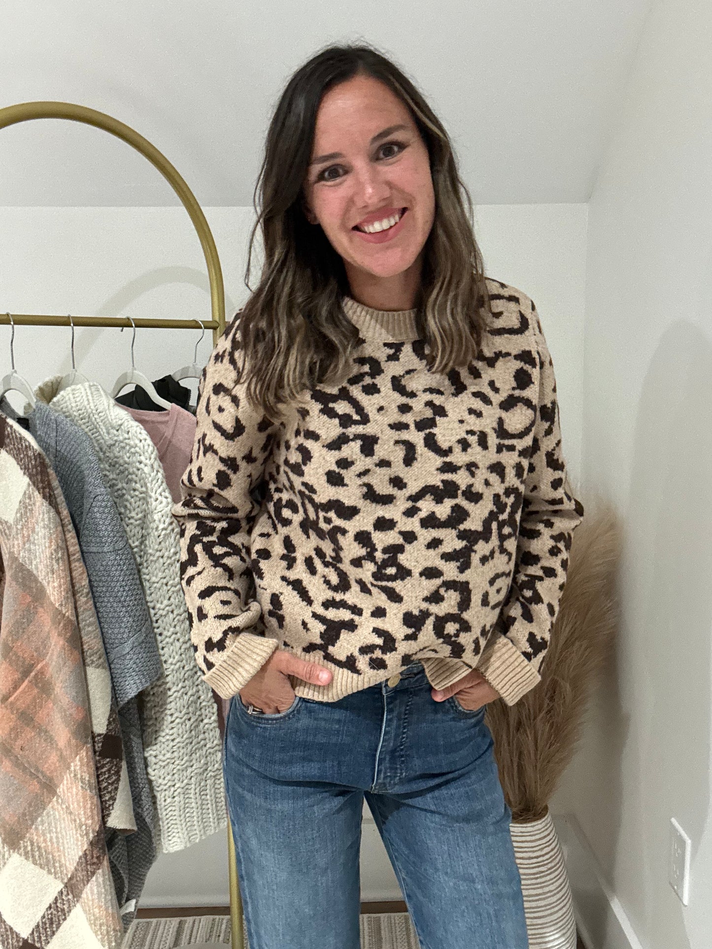 Animal Print Sweater