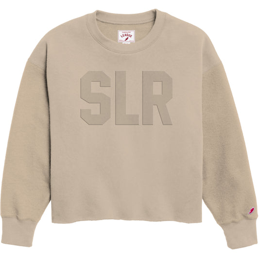 Reverse Fleece Sweatshirt- Beige