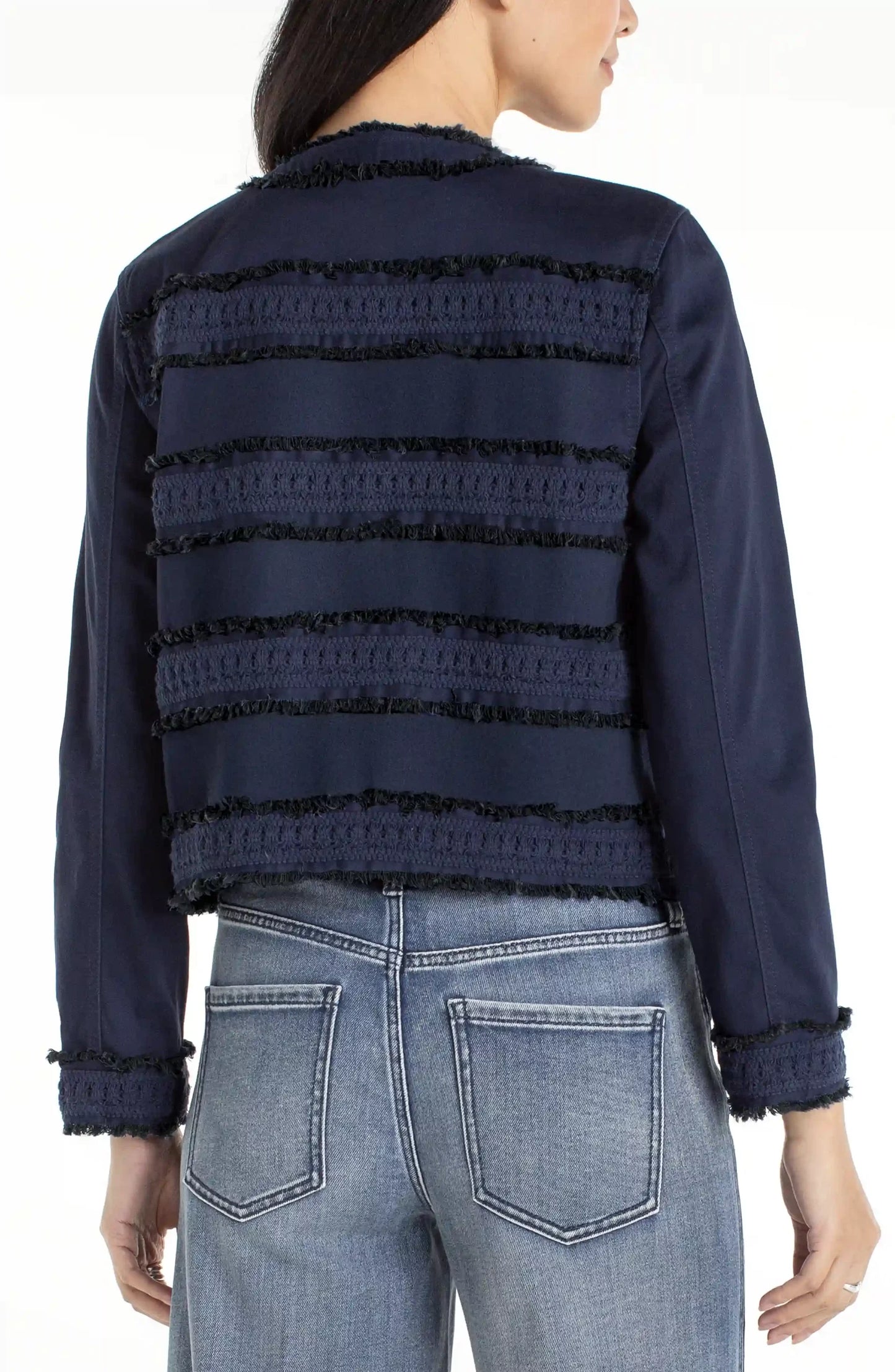 Collarless Jacket
