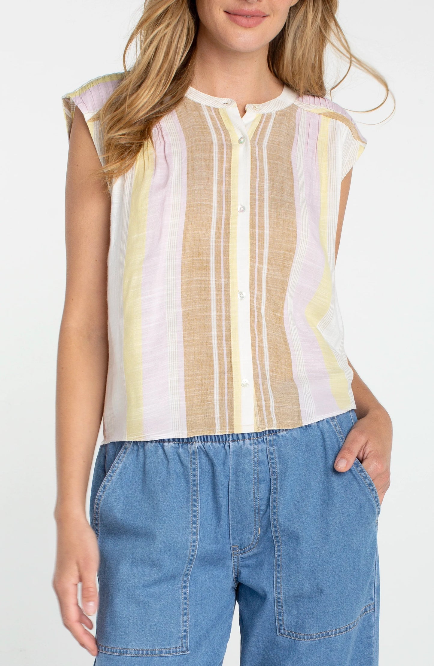 Dolman Button Front Top
