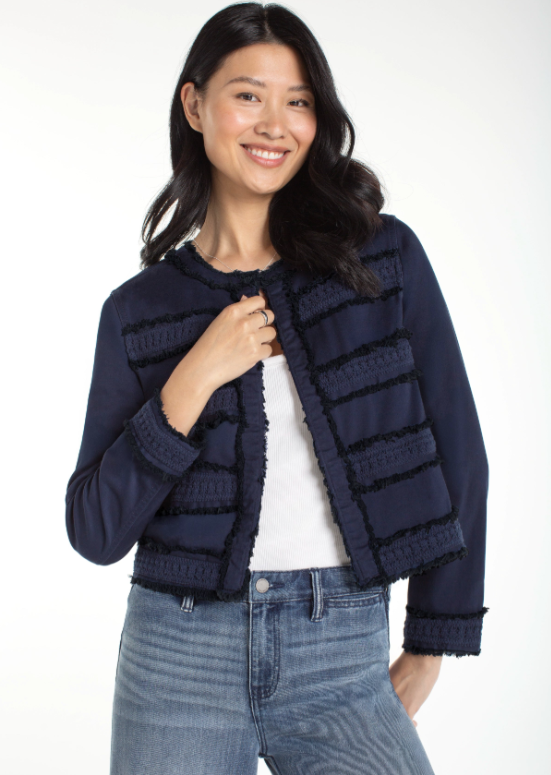 Collarless Jacket