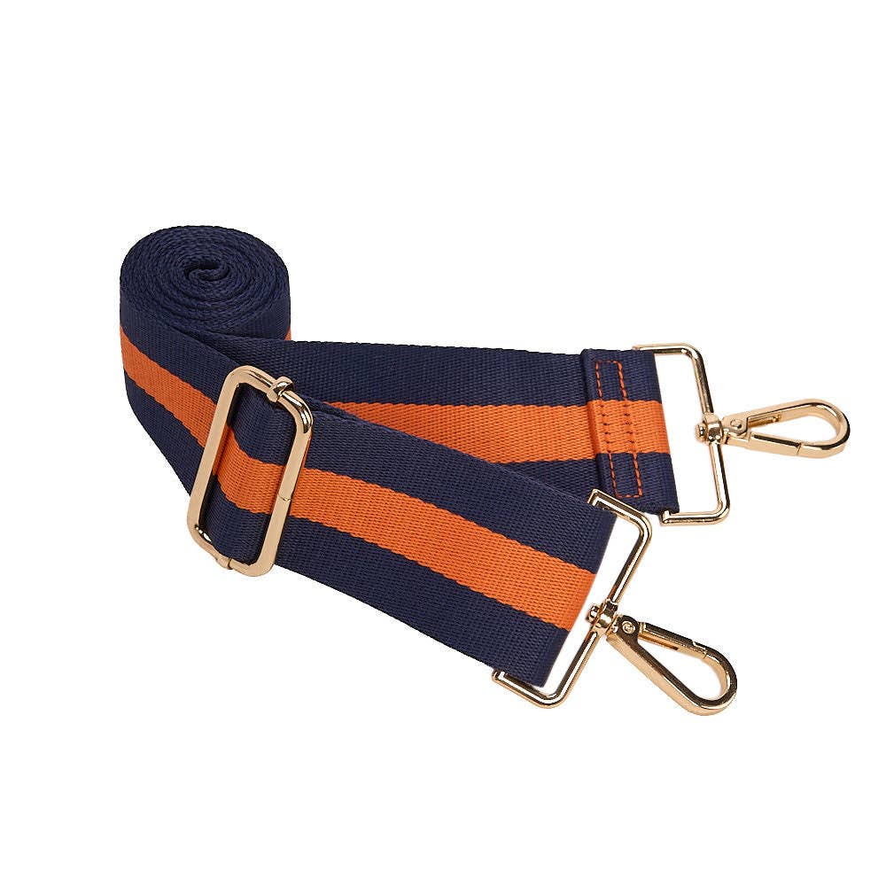 Clementine Orange Matte HydroBag®  with Navy/Orange