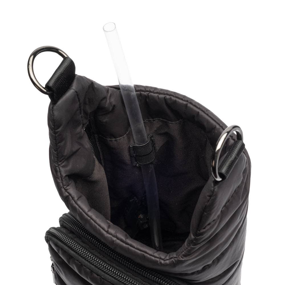 HydroBag® HANDLE™-Black Matte with Gray, Black, White Stripe