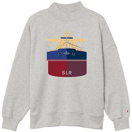 Heather Grey Freighter Top